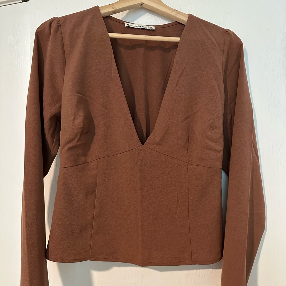 Abercrombie & Fitch Deep V Blouse